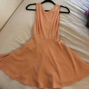 Ponte Sleeveless Skater Dress- American Apparel